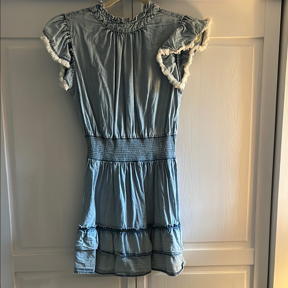 THML short denim mini dress